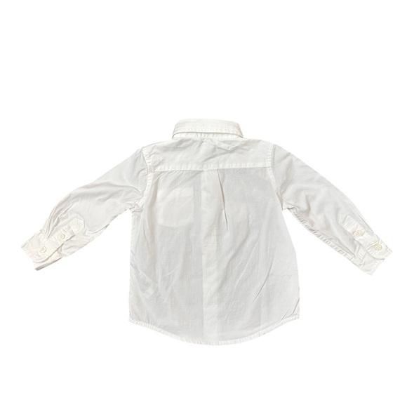 Janie and Jack White Button Down Shirt 12-18 months - Picture 2 of 9